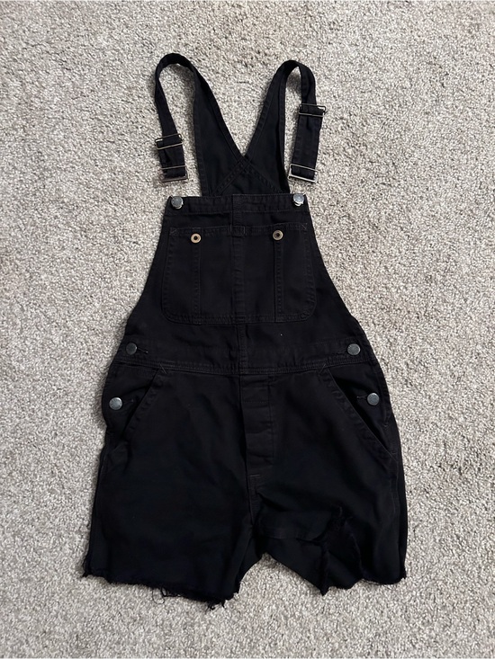 We The Free Pants - We The Free Black Short Overalls